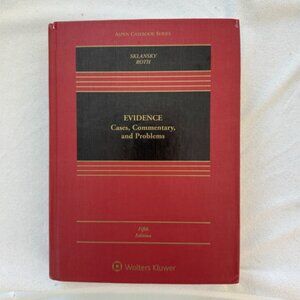 Aspen Casebook: Evidence : Cases, Commentary, and Problems by Sklansky 5th